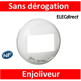 Legrand Céliane - Enjoliveur blanc écodétecteur sans dérogation - 068299