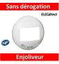 Legrand Céliane - Enjoliveur blanc écodétecteur sans dérogation - 068299