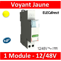 Legrand - Voyant jaune - LED - 12/48V - 412923