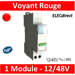 Legrand - Voyant rouge - LED - 12/48V - 412922