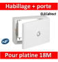 Legrand - Habillage + porte pour platine de branchement - GTL 18 modules - 401189