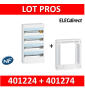 Legrand - LOT - Coffret DRIVIA  72 Modules + rehausse - Réf : 401224+401274