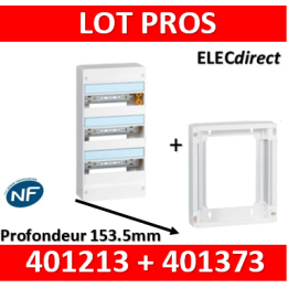 Legrand - LOT  - Coffret DRIVIA 39 Modules + rehausse - 401213+401373