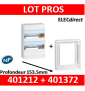 Legrand - LOT Coffret DRIVIA 26 Modules + rehausse - 401212 + 401372