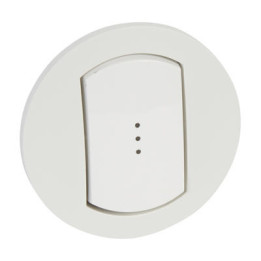 Legrand Enjoliveur simple à voyant Céliane IP44 067803