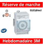 Legrand - Interrupteur horaire hebdomadaire analogique - réserve de 6 ans - AUTO - 412828