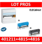 Legrand - LOT - Coffret DRIVIA 13M + bornier phase et neutre - 401211+004815+004816