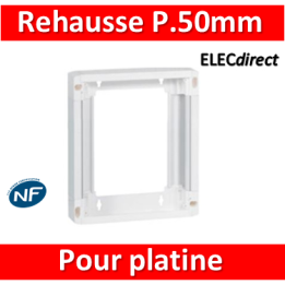 Legrand - Rehausse pour platine disjoncteur de branchement - 401380