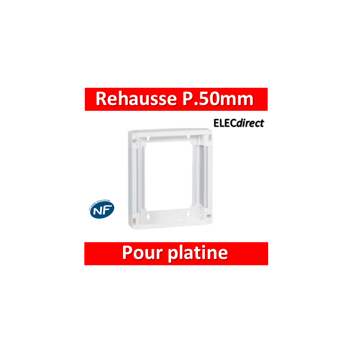 Legrand - Rehausse pour platine disjoncteur de branchement - 401380