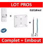 Legrand - Disjoncteur EDF 60/90A instantané + platine + embouts 90A PH+N - 401002+401191+embouts