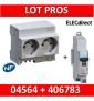 Legrand - LOT  - 2xPC 2P+T Modulaire précâblé DIGITAL + disjoncteur 16A - 04564 + 406783
