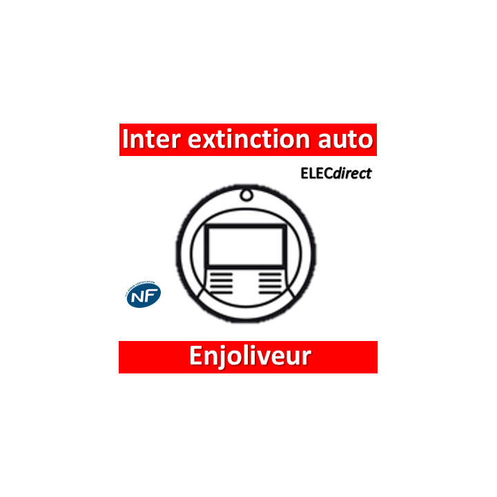 Legrand Céliane - Enjoliveur blanc inter extinction auto - 068294