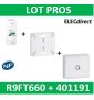 Disjoncteur de branchement EDF 60A instantané + Platine Legrand - 500mA - bipolaire - R9FT660+401191+401185