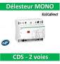 Schneider - Acti9 - CDS - Contacteur délesteur monophasé - 2 voies - 240VCA - Réf : A9C15908