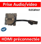 Legrand Céliane - Mécanisme Prise HDMI Audio/video Type A - pré-connectorisée - 067377