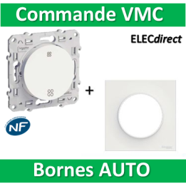 Schneider Odace - Commande VMC + plaque - complet - s520233+s520702