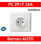 Legrand Céliane - PC 2P + T 16A - complet blanc ancien modèle 1 poste - 080251+067111+068112+066631