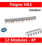 Legrand - Peigne d'alimentation HX3 - 4P - Pour bornes à vis - 12M - 404944