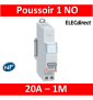 Legrand -  Poussoir 20A simple fonction - 250V - 1 NO - 412908