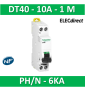 SCHNEIDER - Disjoncteur Ph/N 10A DT40 - 6KA - A9N21024