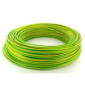Fil HO7VR 6 mm2 rigide - V/J - vendu au m.