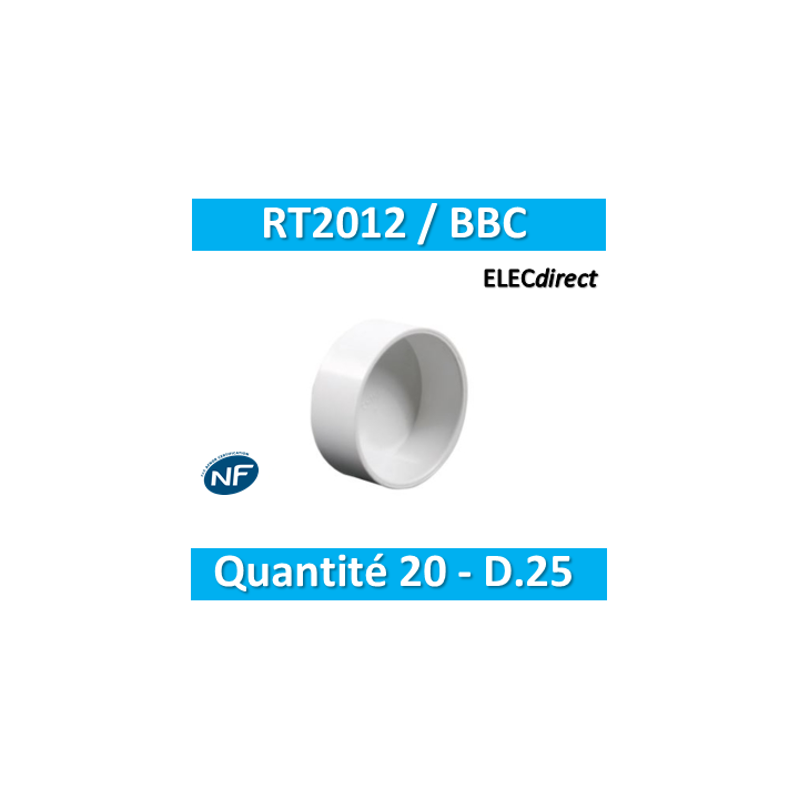 SIB - Bouchon BBC 25 - quantité 20 - P0325026