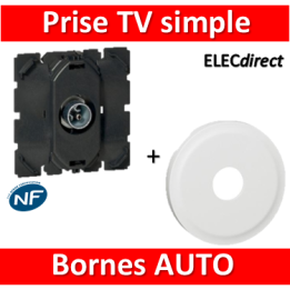 Legrand Céliane - Mécanisme + enjoliveur TV - 067382+068282