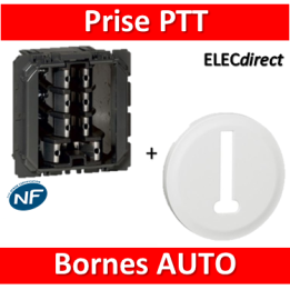 Legrand Céliane - Mécanisme + enjoliveur Prise PTT - 067338+068238