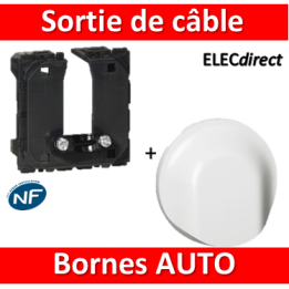 Legrand Céliane - Mécanisme + enjoliveur Sortie de câble - 067181+068141