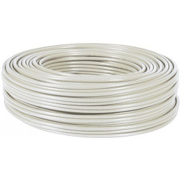 CAE - Câble TV coaxial Blanc - couronne 100m - Réf : 17 VATC