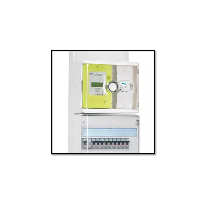 Legrand - Porte Drivia transparente 18 modules IP40 - IK07 pour coffret 401221 - Réf : 401241