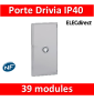 Legrand - Porte Drivia transparente 39 modules IP40 - IK07 pour coffret 3R - 401343