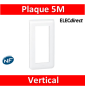 Legrand Mosaic - Plaque 5 modules - vertical - 078825