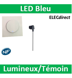Schneider Odace - Témoin/Lumineux LED Bleu - Réf : S520291