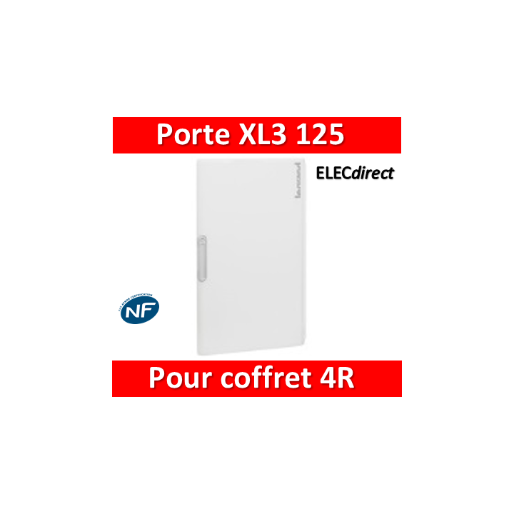 Legrand - Porte coffret XL3 125 - Coffret 4 rangées 401614 - IP40/IK09 - 401864