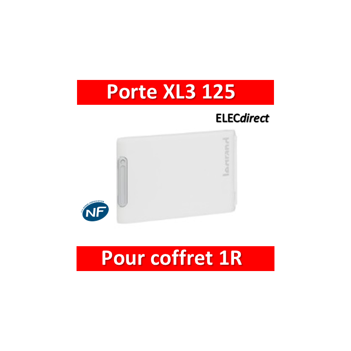 Legrand - Porte coffret XL3 125 - Coffret 1 rangée 401611- IP40/IK09 - 401861