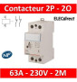 Legrand - Contacteur de puissance bipolaire bobine 230V - 63A - 2O - 2M - 412548