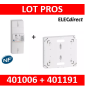 Legrand - Disjoncteur de branchement EDF 60A sélectif + platine disjoncteur bipolaire - 401006+401191