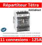 Legrand - Répartiteur Tétra 11 connexions - 6 modules - 125A - 004886