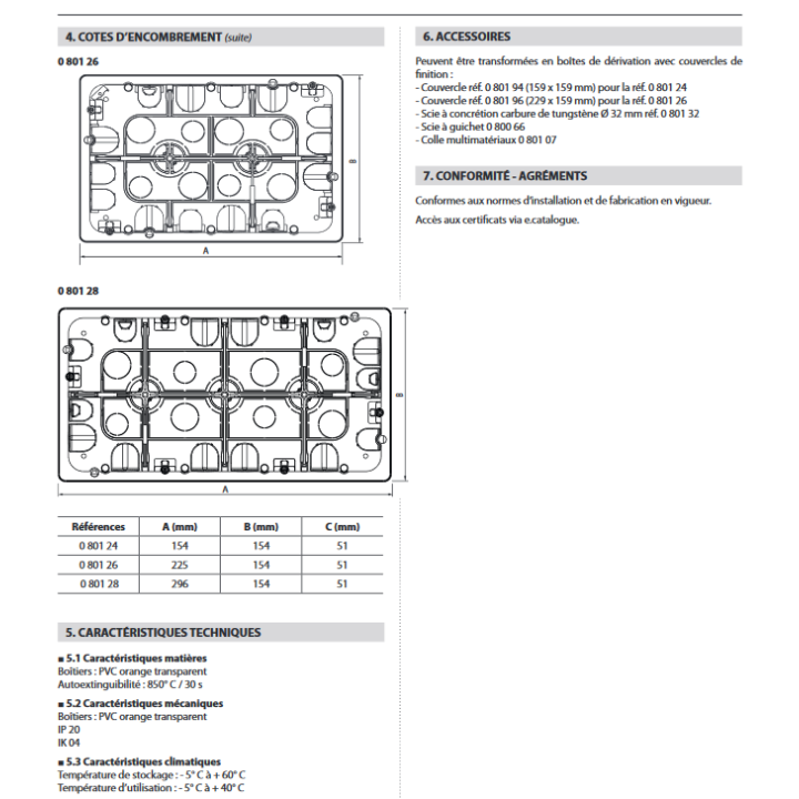 Legrand Mosaic - Kit poste de travail 2 x 2 x 2 modules - Encastré - Blanc - Réf : 080124+080264+078838L