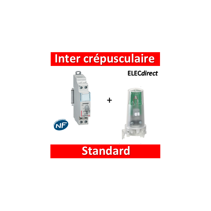 Legrand - Interrupteur crépusculaire standard - 230V - 412623