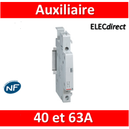 Legrand - Auxiliaire pour contacteur 40A et 63A - Contact O+F inverseur - 412431