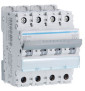 HAGER - Disjoncteur 4P 6/10kA - Courbe D - 10A 4M Réf :NGN410