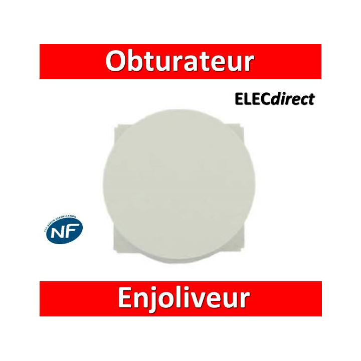 Legrand Céliane - Enjoliveur Obturateur blanc - Réf : 068143