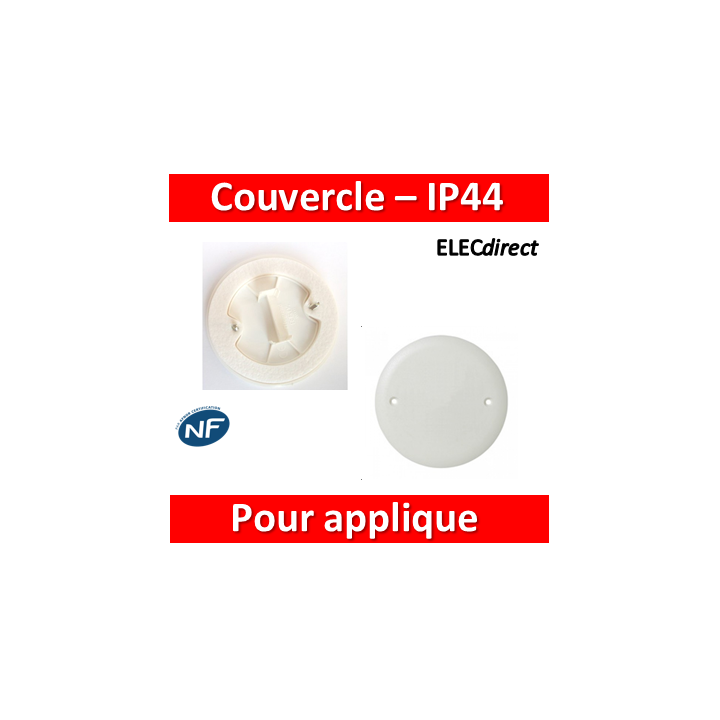 Legrand Batibox - Couvercle IP44 D.75 - pour applique - 089504