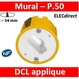 Legrand Batibox - Boîte luminaires pour applique - Prof. 50 - 089305