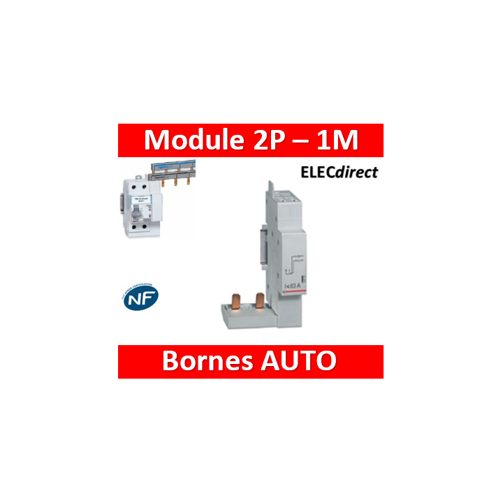 Legrand - Module de raccordement par peigne tête de groupe 2P - 406300