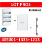 Legrand - LOT - Coffret DRIVIA 39 Modules + porte + peigne VX3 - 401213+401333+405001