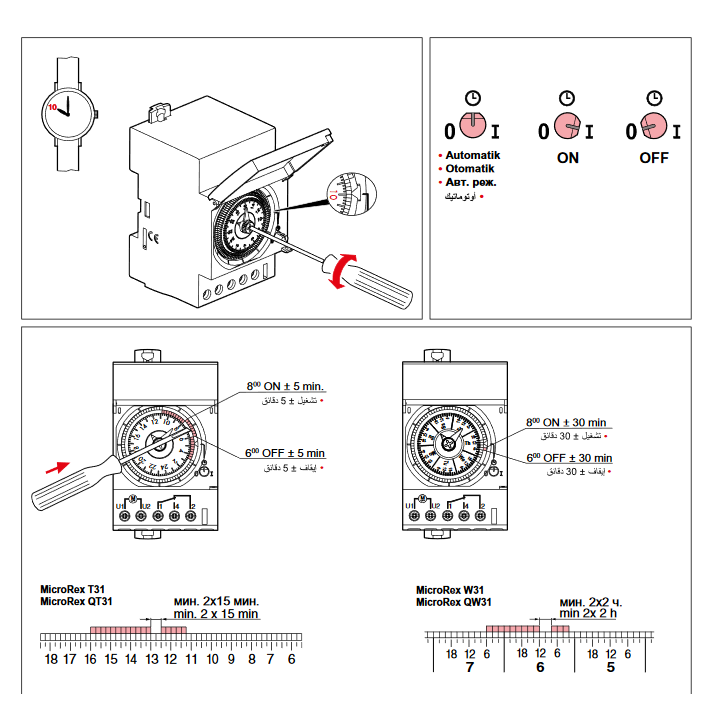 Legrand - Interrupteur horaire journalier analogique avec réserve de marche - 412813