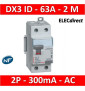 Legrand - DX3 - Interrupteur Différentiel  - 2P - 63A - 300mA  - Type AC - Réf : 411526